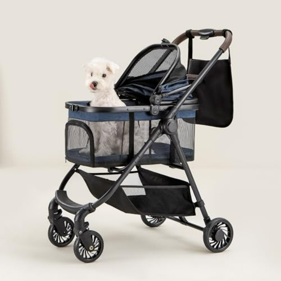 Pet Stroller Carrier - 3 in 1 Pet Carrier Stroller