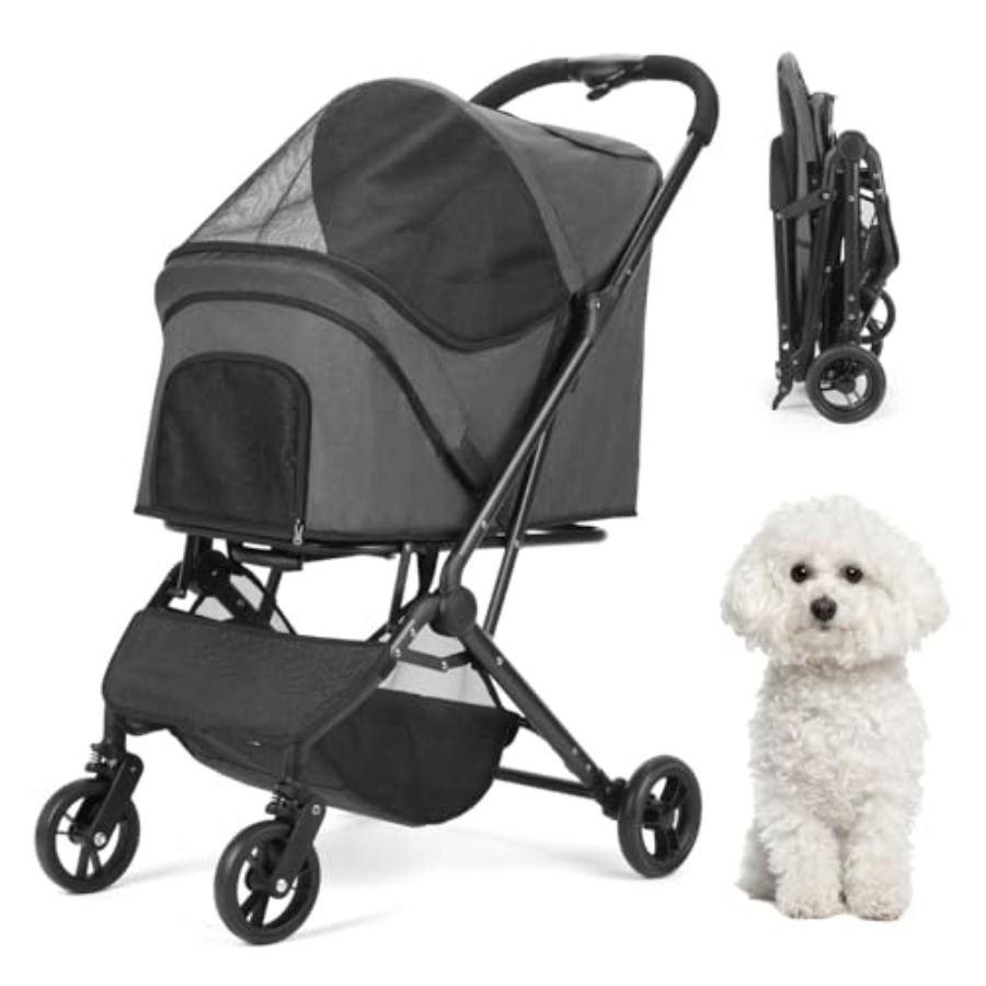 Pet Stroller Carrier - Pet Stroller for Medium Small Dog:
