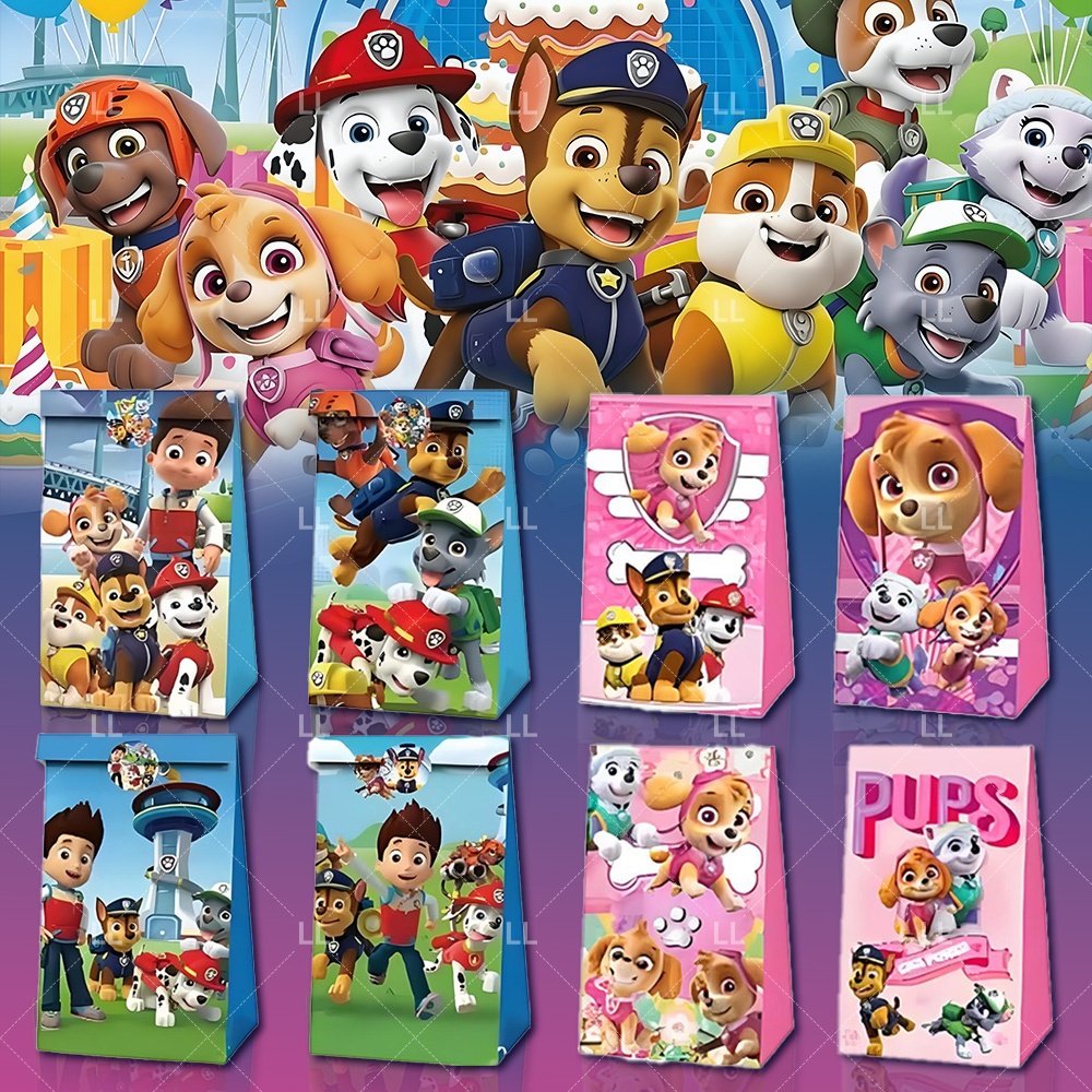 Pet Supplies Warehouse - Paw Patrol Candy Kraft Paper Bags