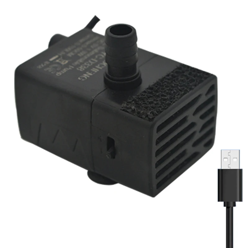 Fish Tank Filter Pump - USB Aquarium Submersible Water Pump, 5V