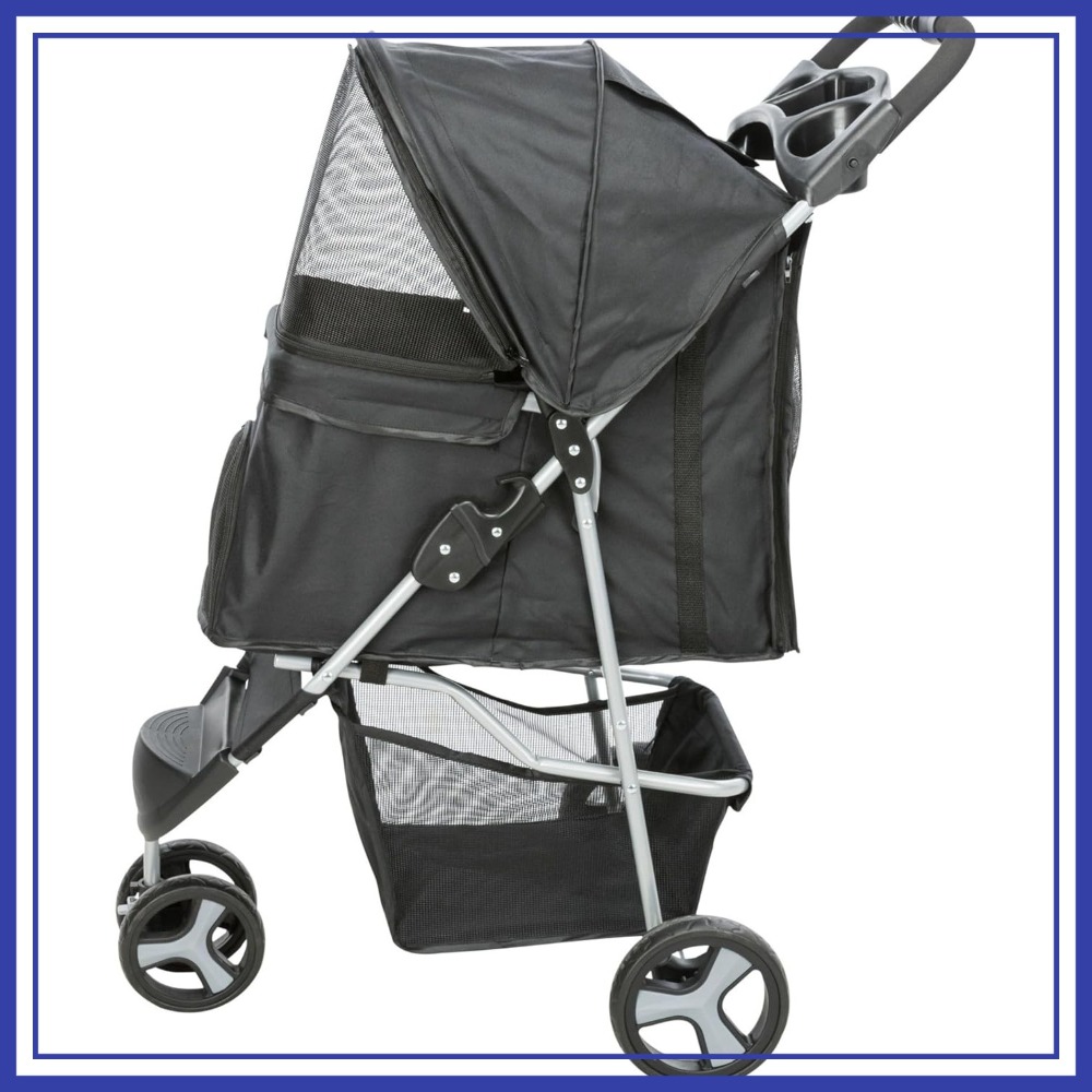 Pet Stroller Carrier - Foldable Pet Stroller for Cats and