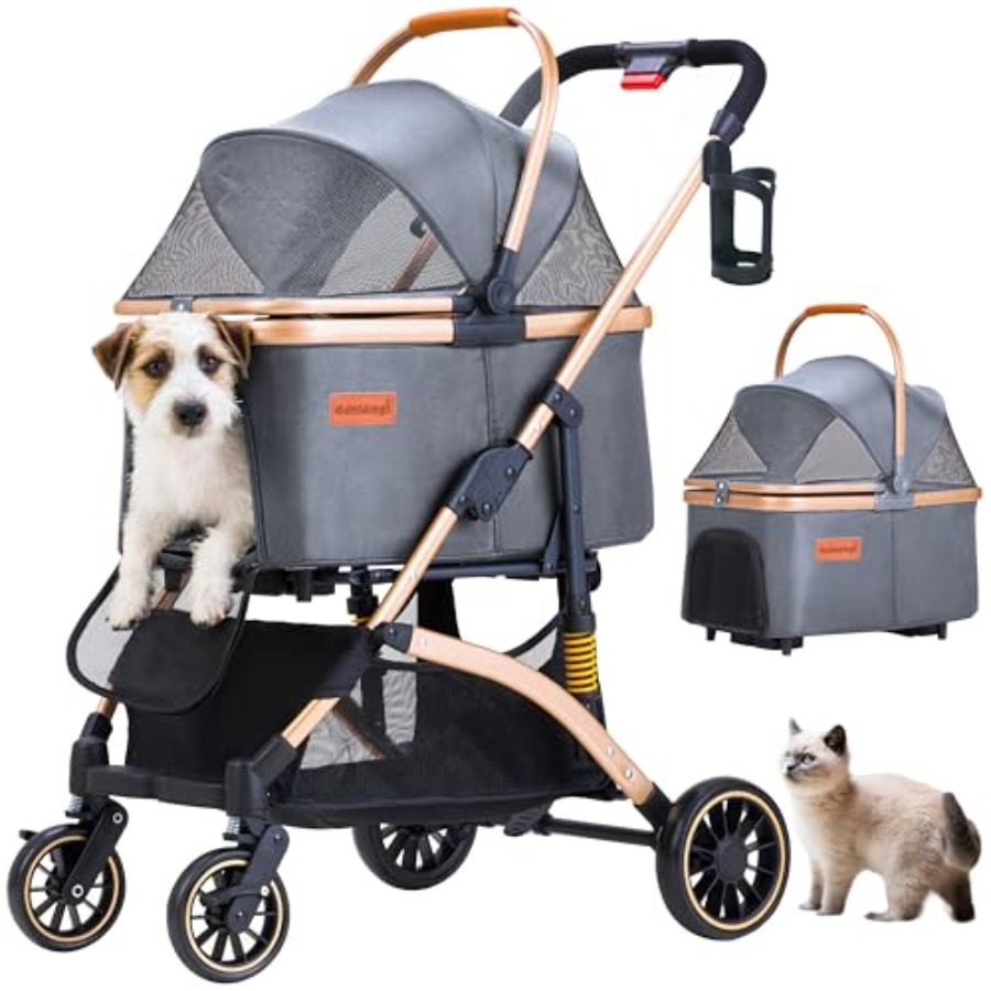 Pet Stroller Carrier - Pet Stroller for Small Dogs: Lightweight,