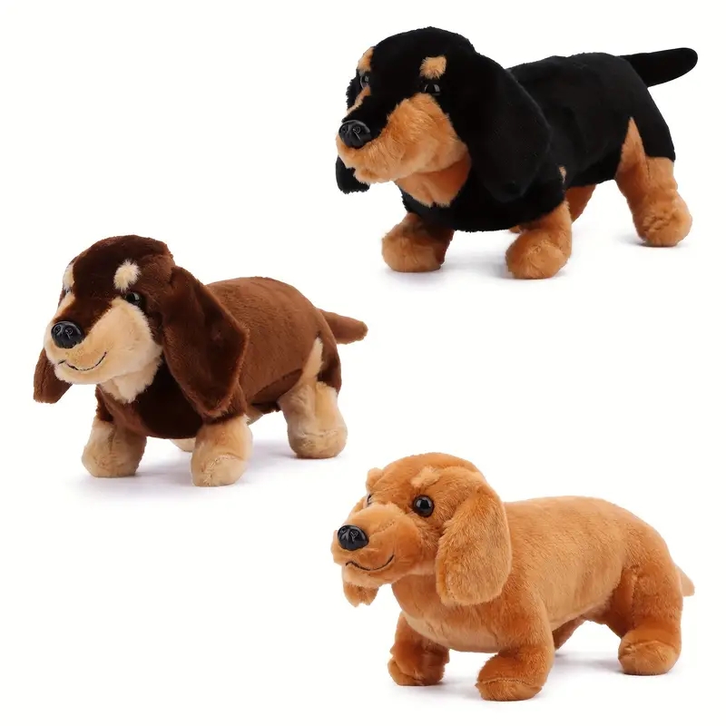 Pet Supplies Wholesale - Wholesale Black&tan Coffee Dachshund Dog Plush