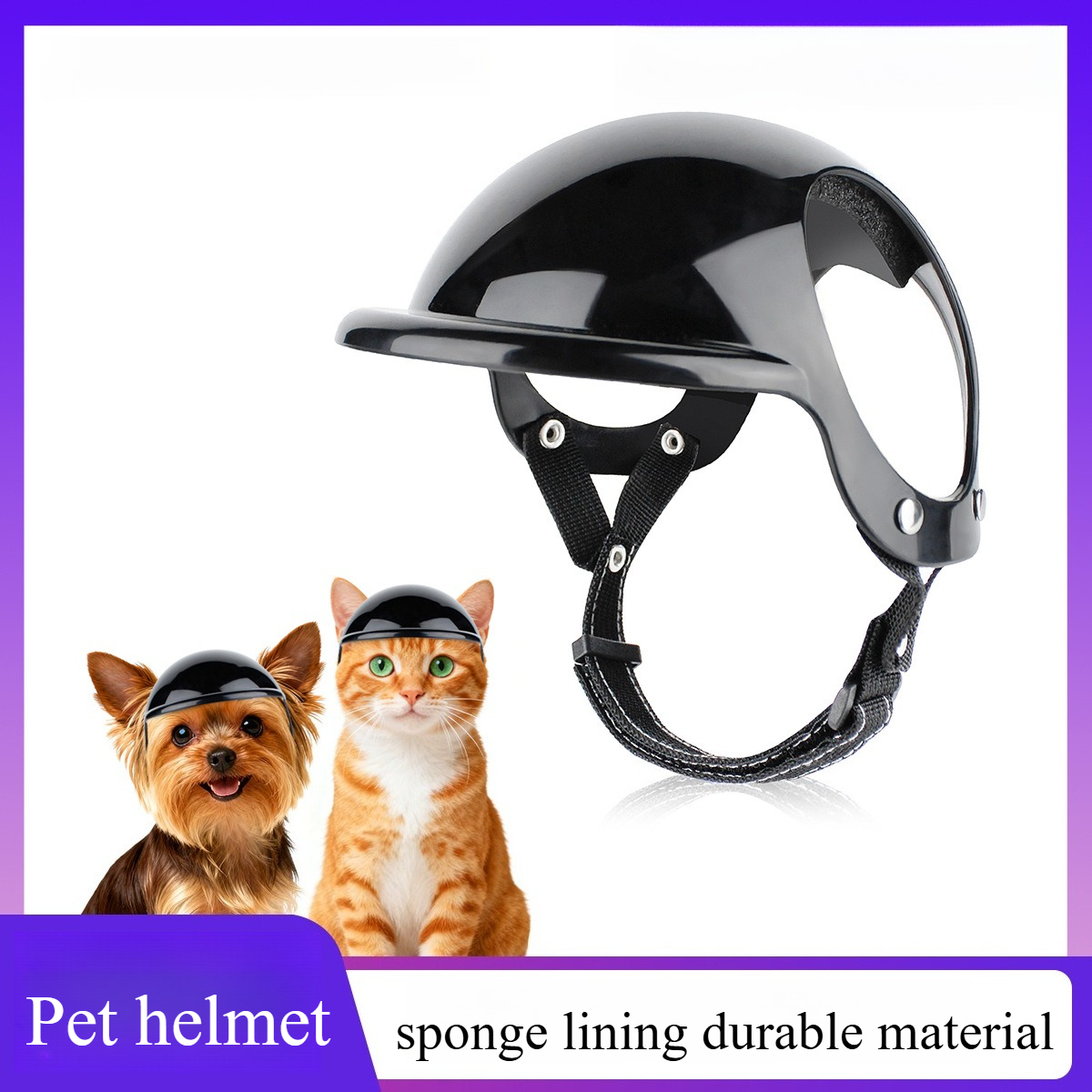 Pet Supplies Hours - Pet Helmes Cats Dog Accessories Motorcycle