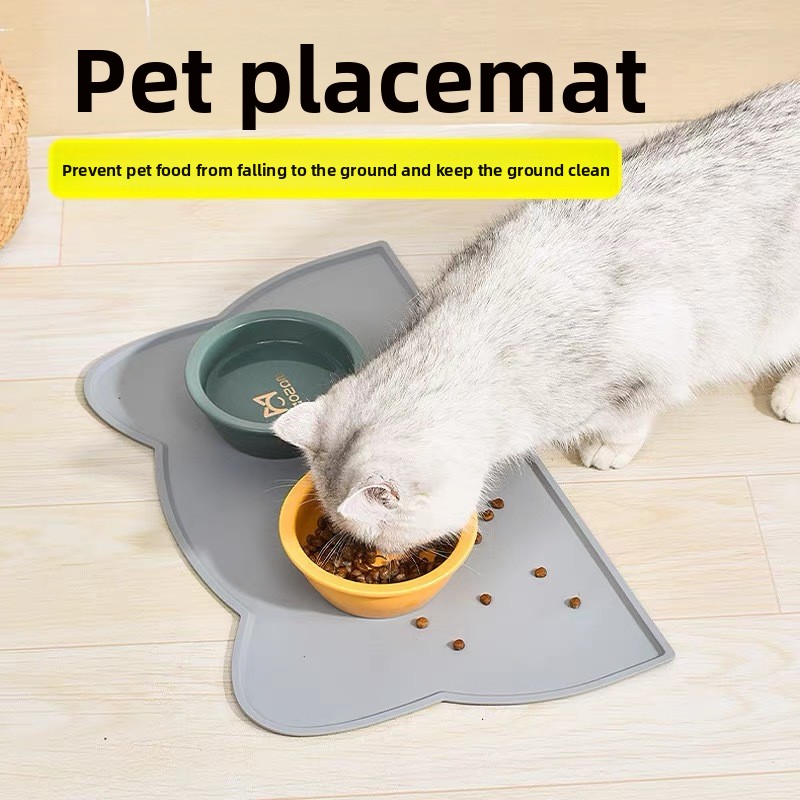 Silicone Pet Food Mat Easy To  - Pet Supplies Hours 评论和价格