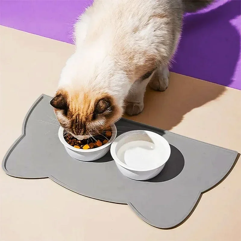 Silicone Pet Food Mat Easy To  - Pet Supplies Hours 评论和价格