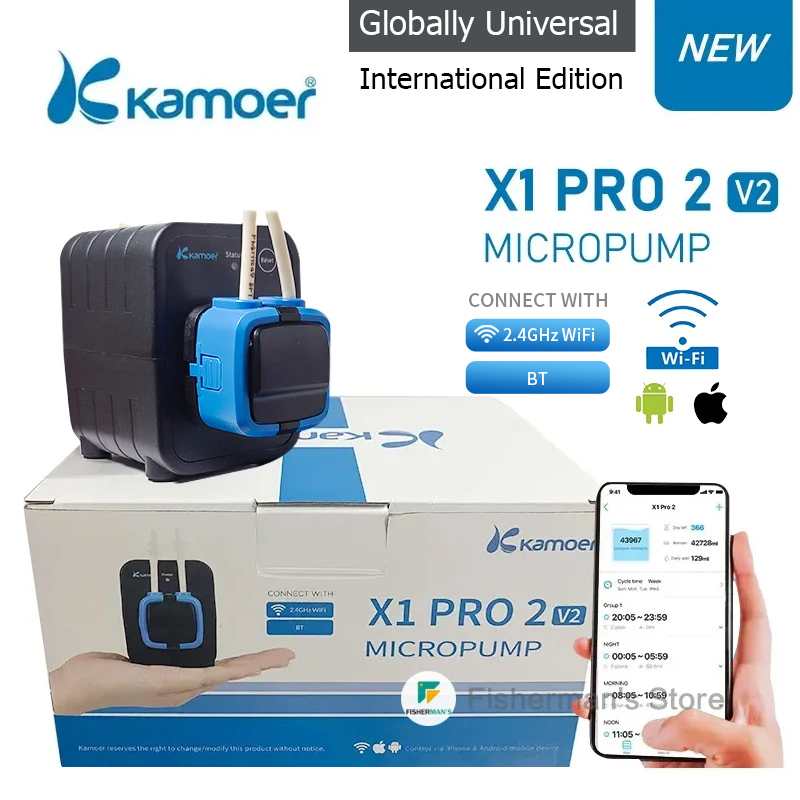 Kamoer X1 PRO 2 V2 WiFi Blueto - Fish Tank Filter Pump 评论和价格