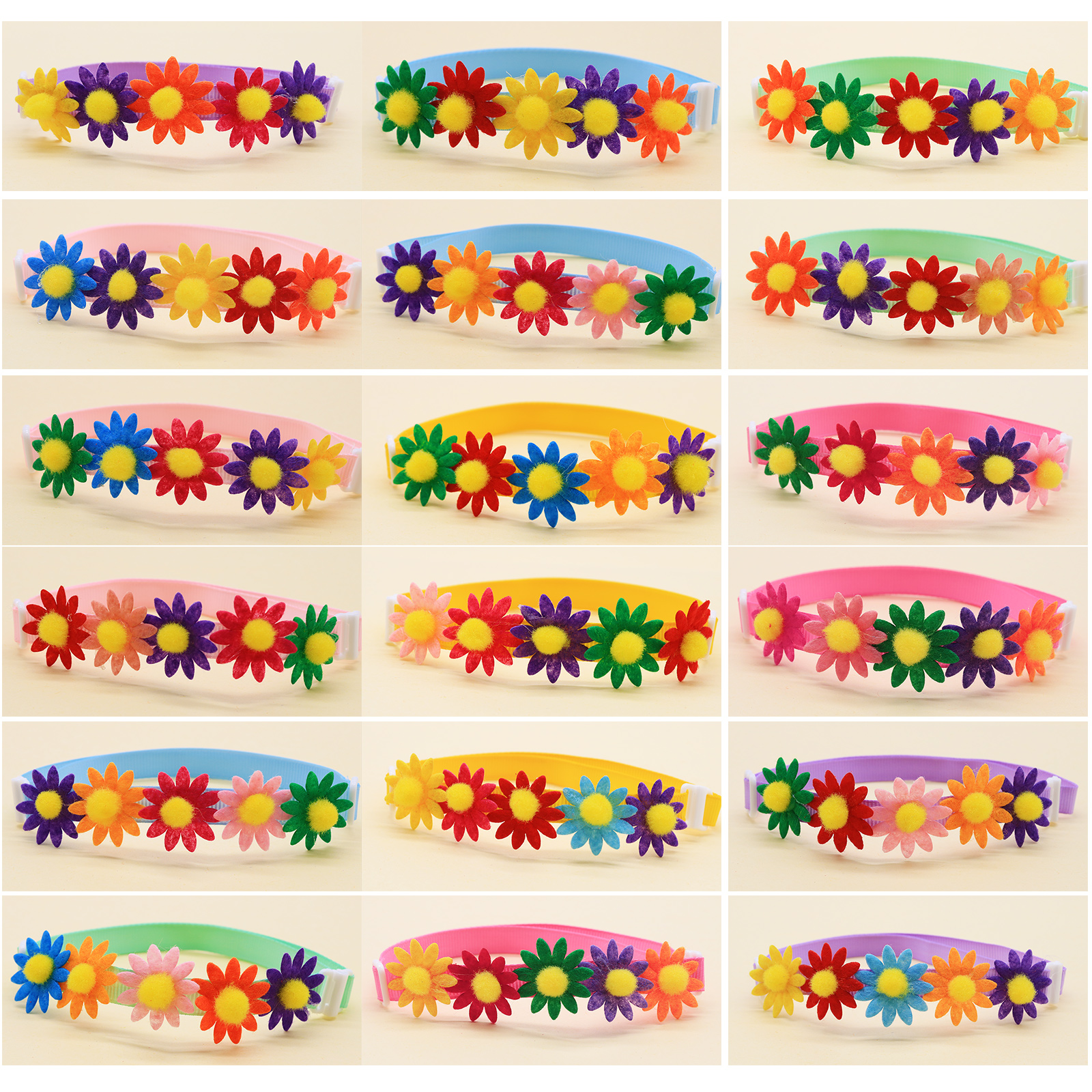 50PCS Colorful Dog Bowties Flo - Pet Supplies Wholesale 评论和价格
