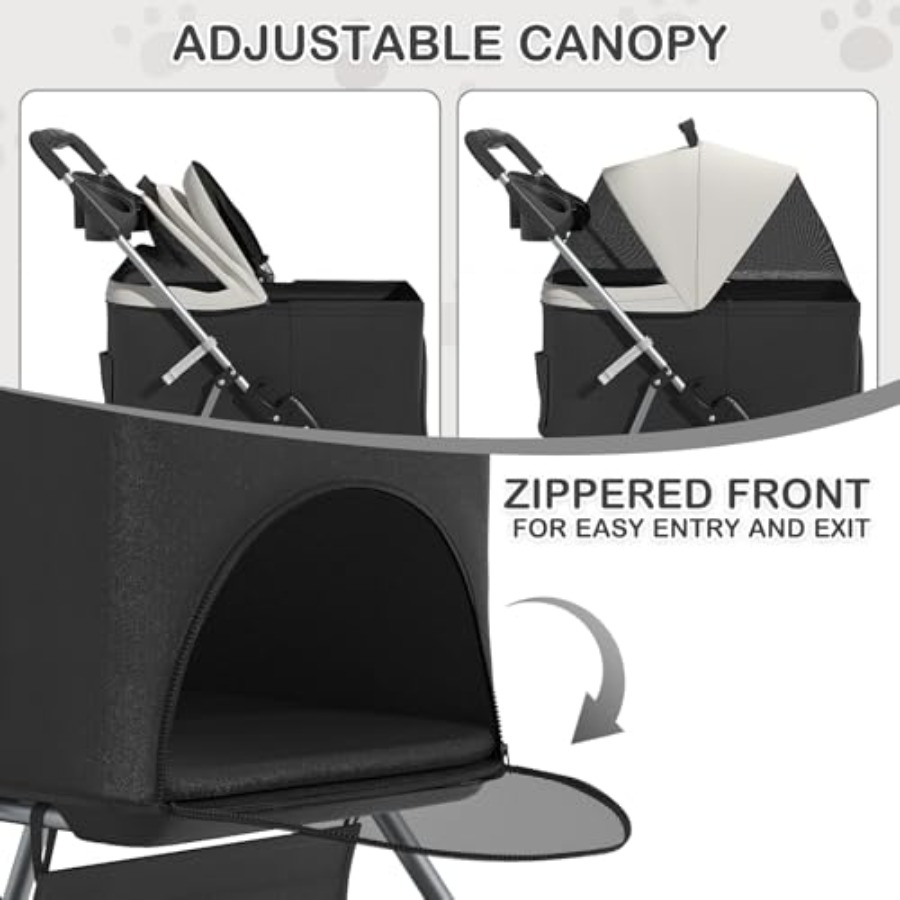 Pet stroller for small medium  - Pet Stroller Carrier 评论和价格