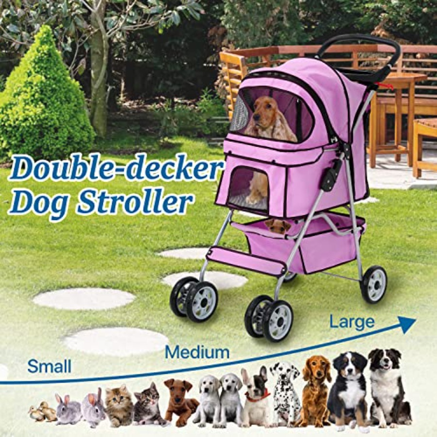 Pet stroller for small medium  - Pet Stroller Carrier 评论和价格