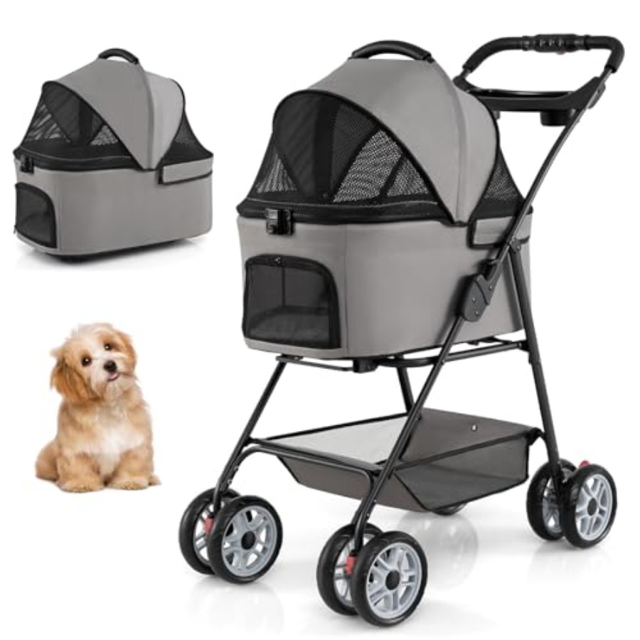 Pet stroller for outdoor use,  - Pet Stroller Carrier 评论和价格