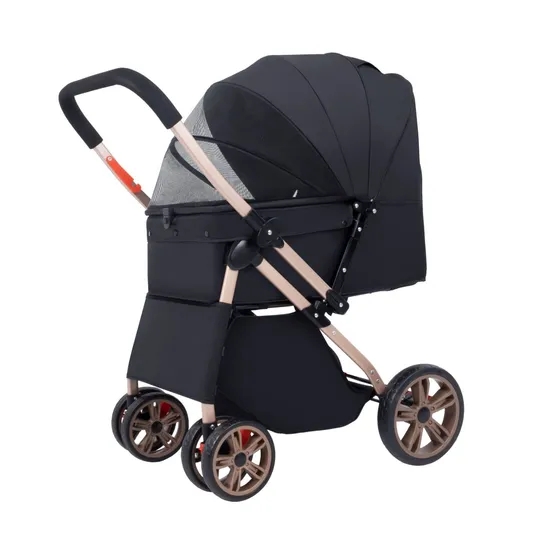 High Quality Foldable Pet Stro - Pet Stroller Carrier 评论和价格