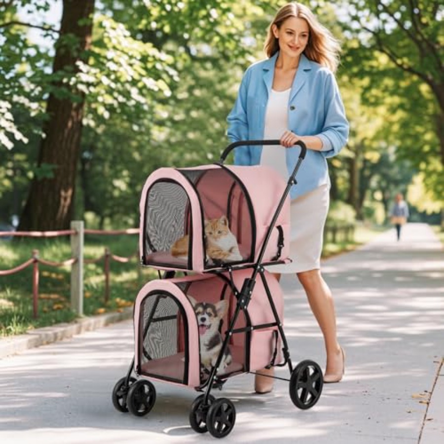Pet stroller for small to medi - Pet Stroller Carrier 评论和价格