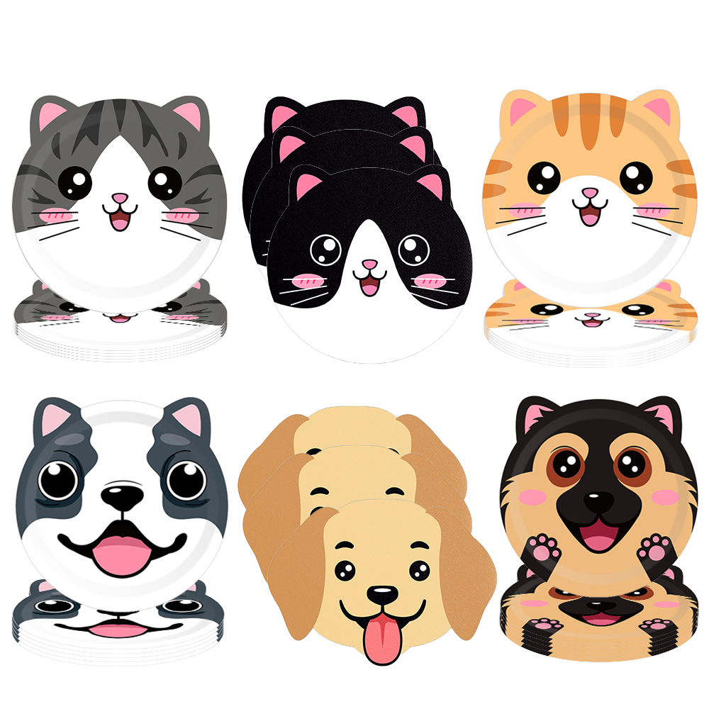 Cute Animals Party Paper Plate - Pet Supplies Warehouse 评论和价格