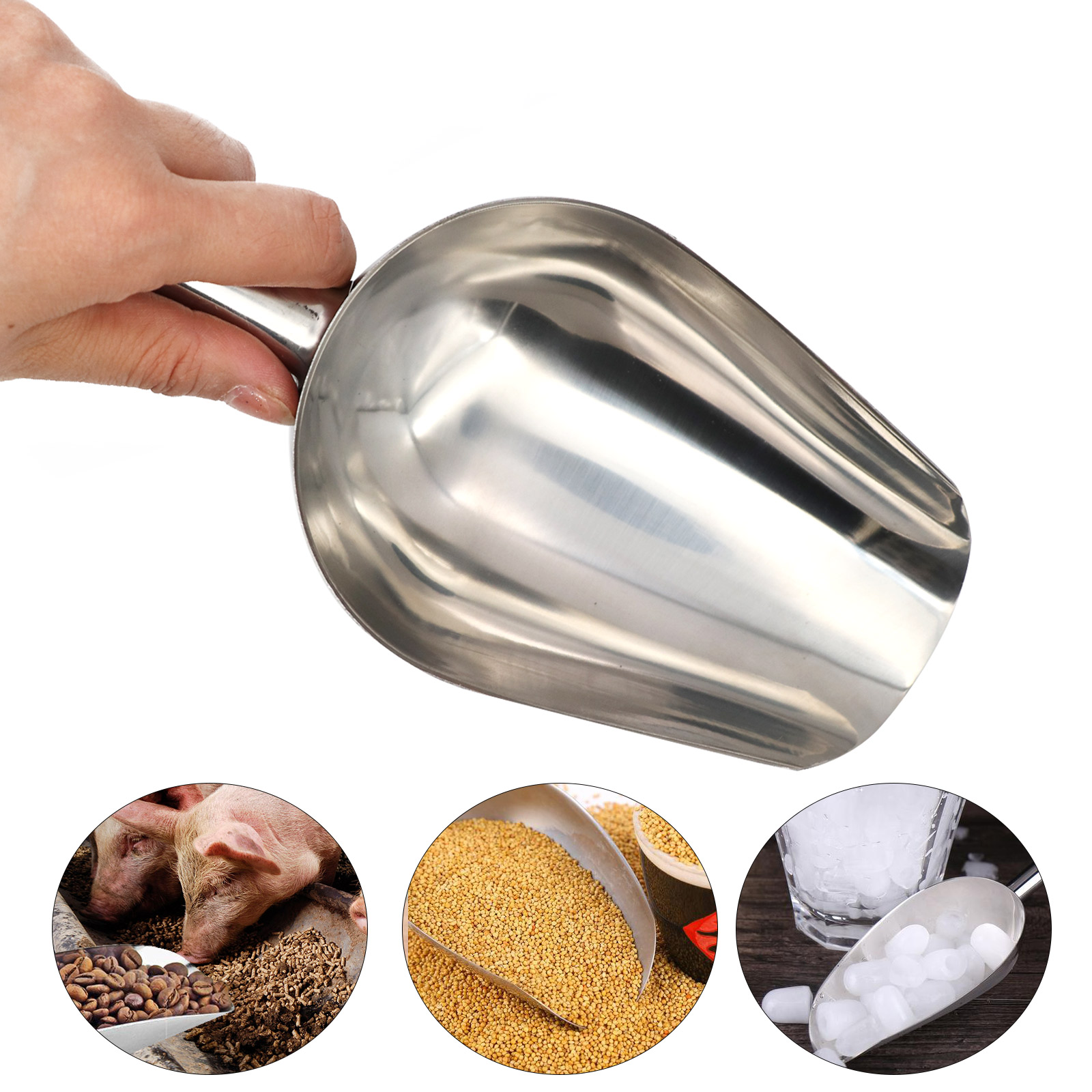 Pet Food Shovel Stainless Stee - Pet Supplies Dog Food 评论和价格
