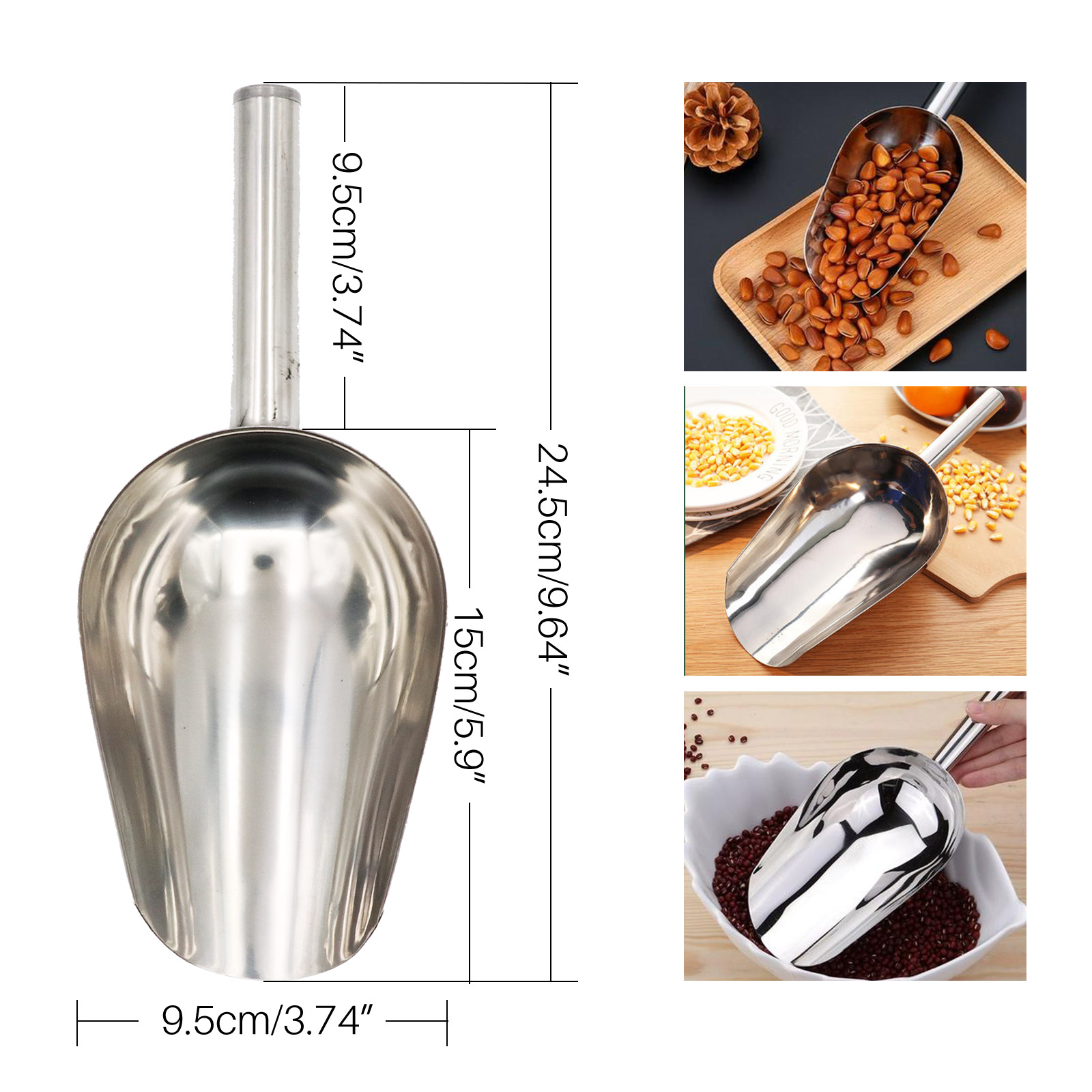 Pet Food Shovel Stainless Stee - Pet Supplies Dog Food 评论和价格