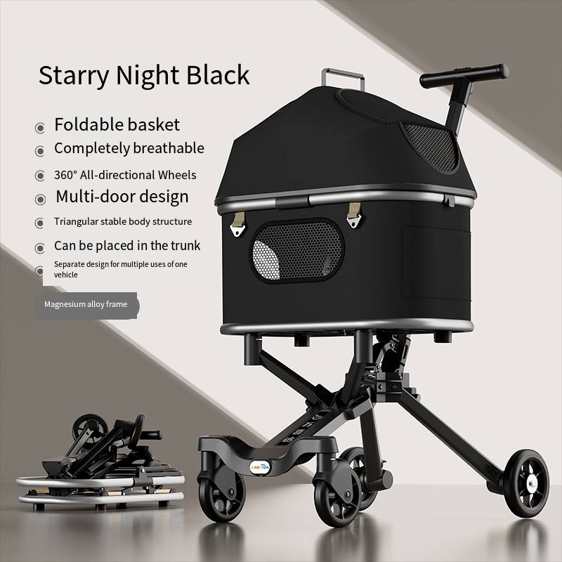 Magnesium alloy body pet strol - Pet Stroller Carrier 评论和价格