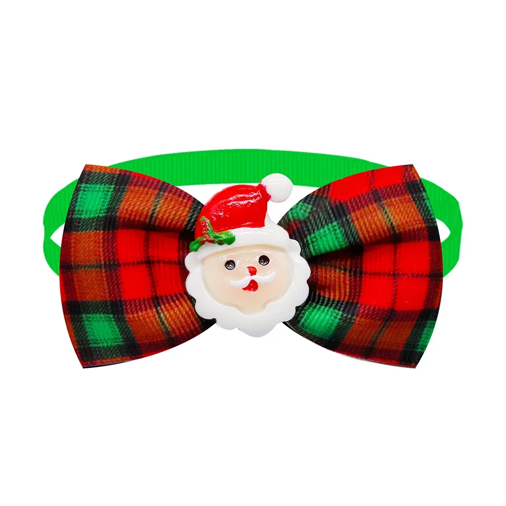 50/100pcs Christmas Dog Bowtie - Pet Supplies Hours 评论和价格