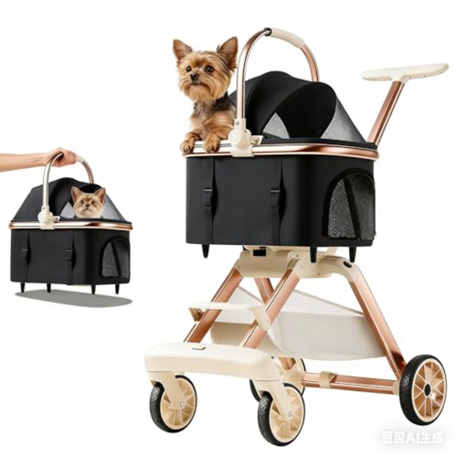 All-Terrain Pet Stroller for S - Pet Stroller Carrier 评论和价格