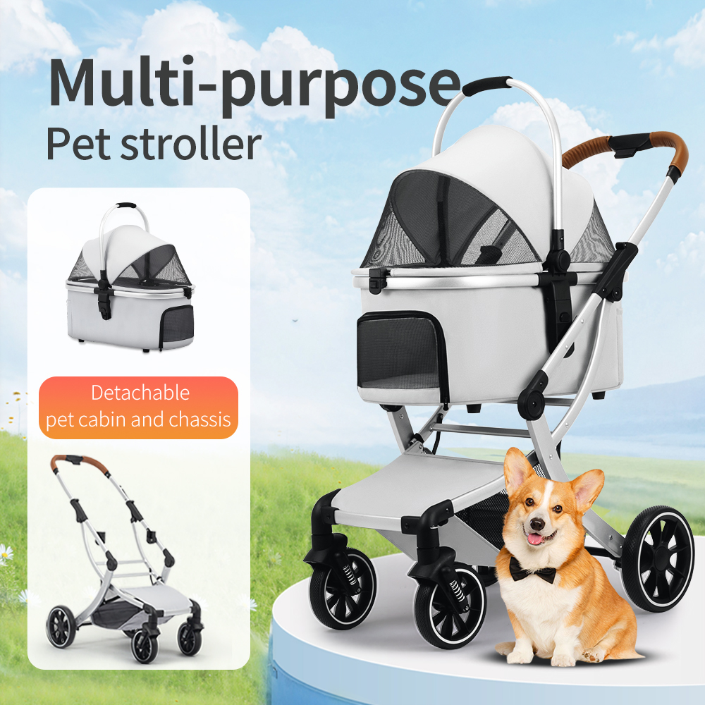 STLF5-in-1 Foldable Pet Stroll - Pet Stroller Carrier 评论和价格
