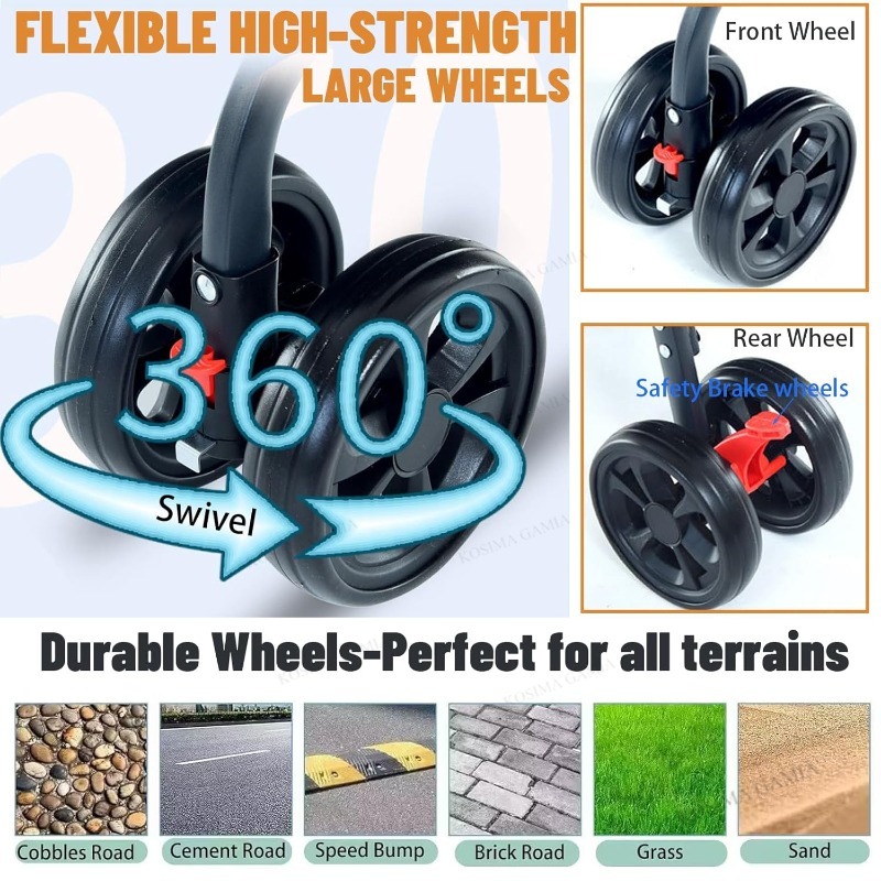 Pet Dog Stroller 3-in-1 Dog Wa - Pet Stroller Carrier 评论和价格