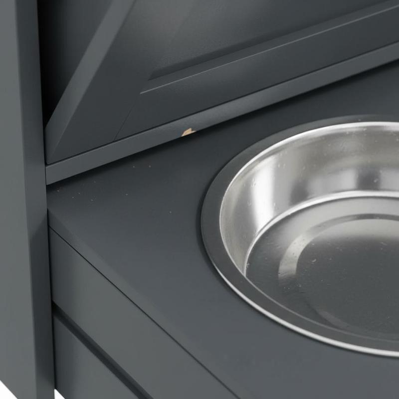 Pet Feeder Station Storage Cab - Pet Supplies Dog Food 评论和价格