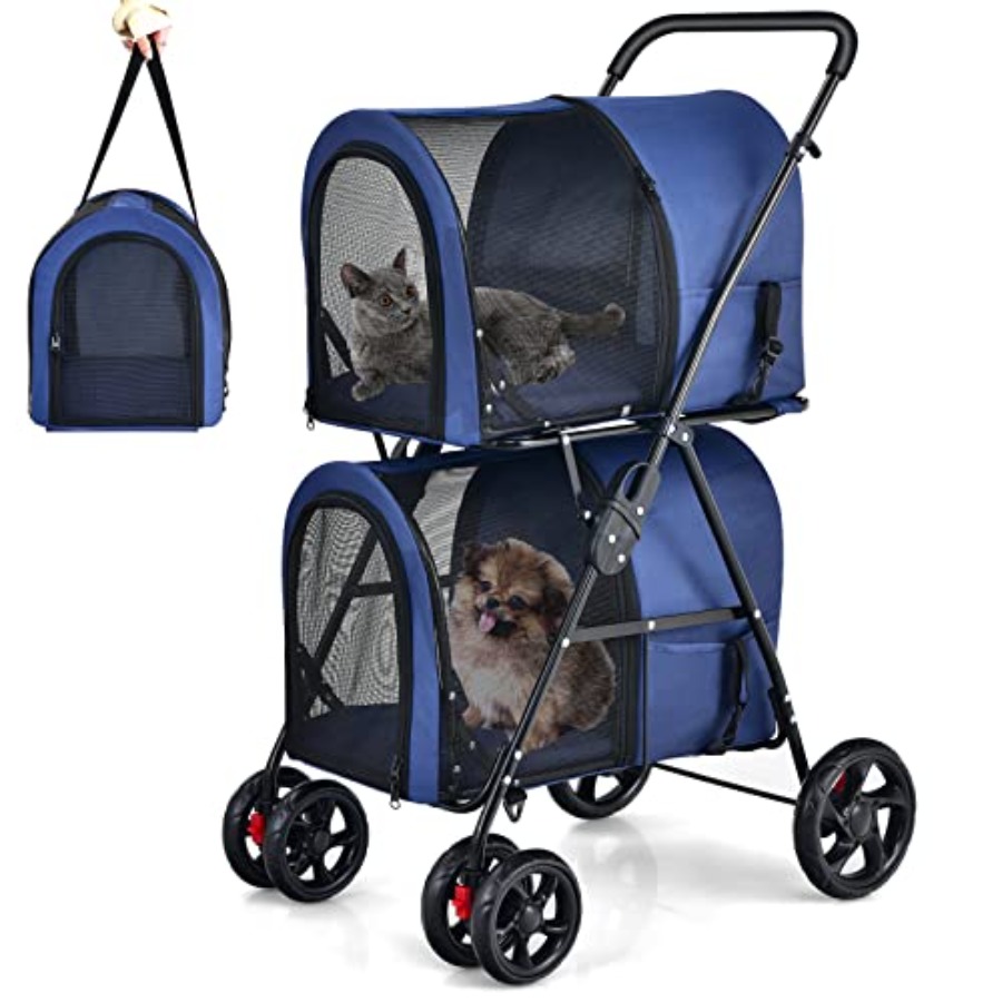 Pet stroller for small to medi - Pet Stroller Carrier 评论和价格