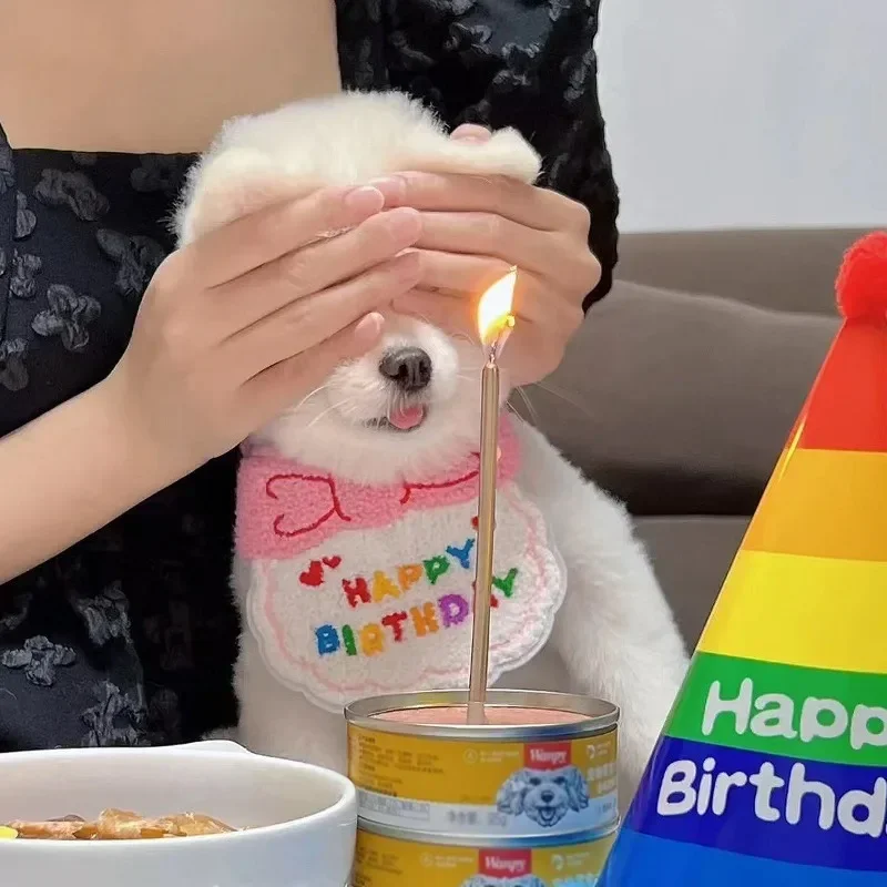 Cat Birthday Scarf Hat Set Dog - Pet Supplies Hours 评论和价格