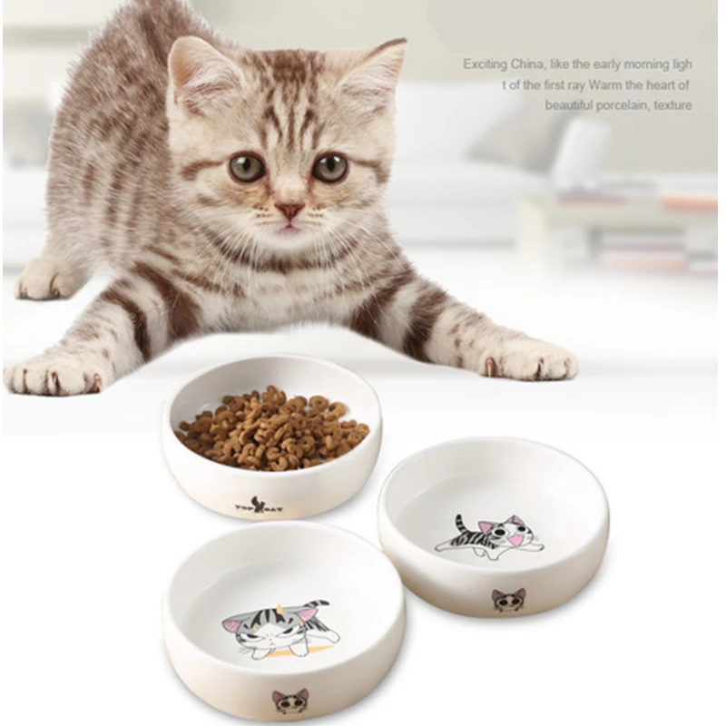 Pet Ceramic Bowl Cartoon Patte - Pet Supplies Hours 评论和价格