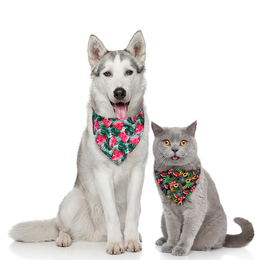 50pcs Dog Bandana Summer Fruit - Pet Supplies Hours 评论和价格
