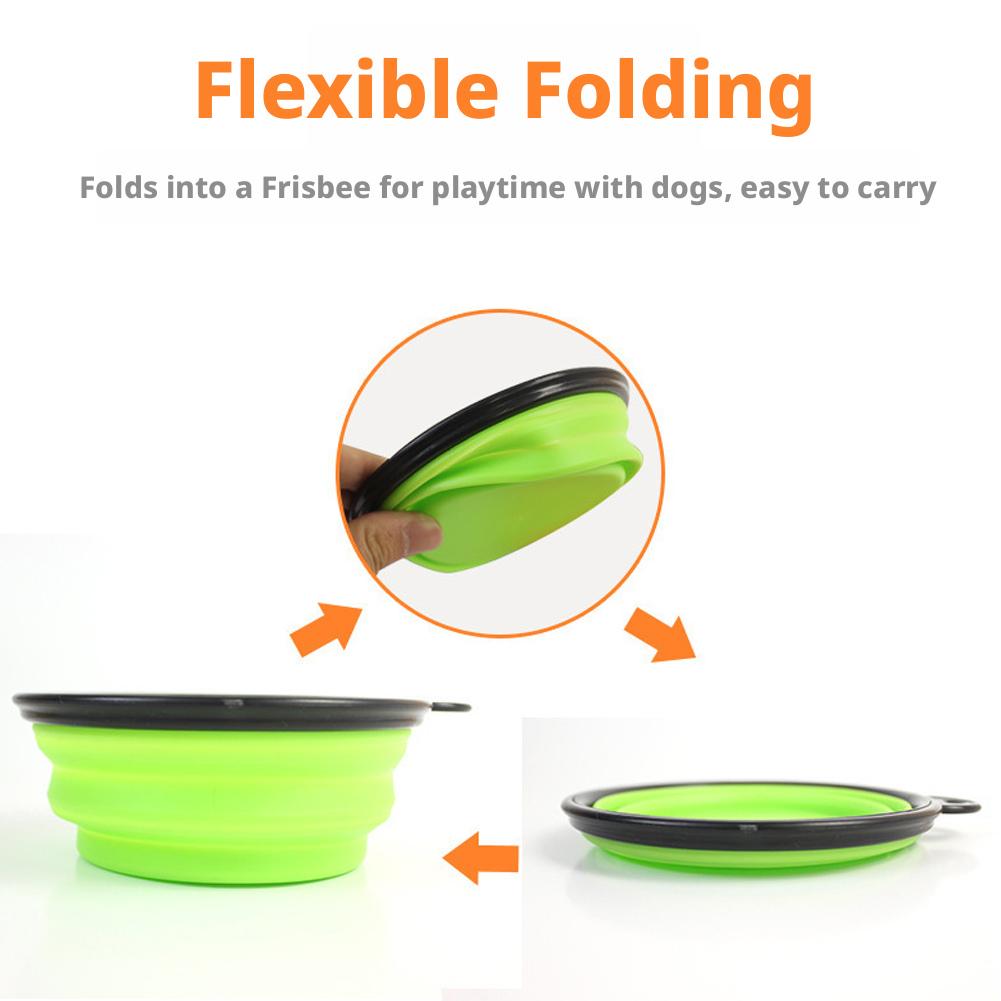 Dog Travel Bowl, Collapsible B - Pet Supplies Dog Food 评论和价格