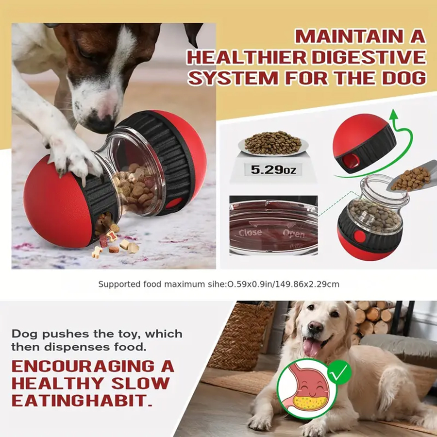 Dog Rolling Leakage Ball Slow  - Pet Supplies Dog Food 评论和价格
